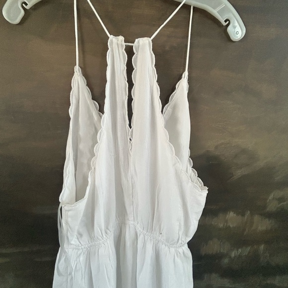 NWOT AE V-Neck Embroidered Midi Dress - Picture 7 of 14